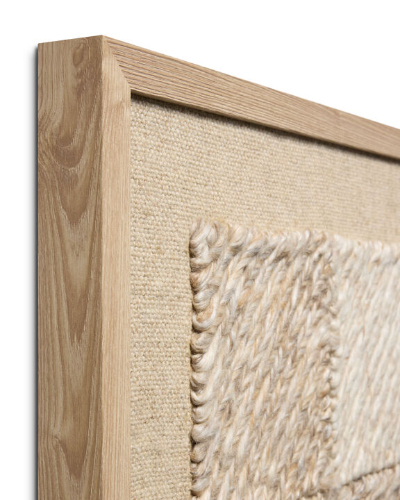 Caballero Beige/Ivory 2'8"x2'8" Wall Art